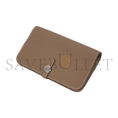HERMES DOGON TOGO CALFSKIN LONG WALLETS H043070CK18 (20*12*1cm)
